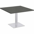 Special-T Hospitality Table, SquareTop, BarHeight, 36inx36inx42in, GY SCTSIEN3636BHSM